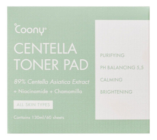 Coony Centella Toner Pad Facial Cleansing Pads 1