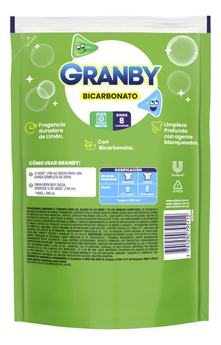 Granby Liquid Laundry Soap Matic Bicarbonate 800 Ml 1