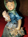 Escultura Antigua Niña Campesina Porcelana Fria Biscuit 6