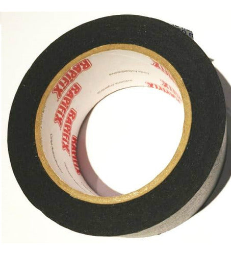 Cinta De Papel Negra Rapifix 48mm X 50mts 1