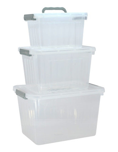 Plásticos Cerri Stackable Plastic Organizer Boxes Small X10 4