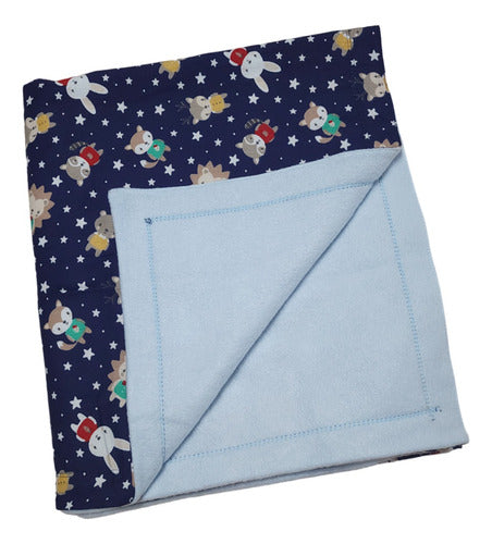 Magic Gift Manta Polar Doble Faz Bebe Cuna Estampada 100x75cm 1