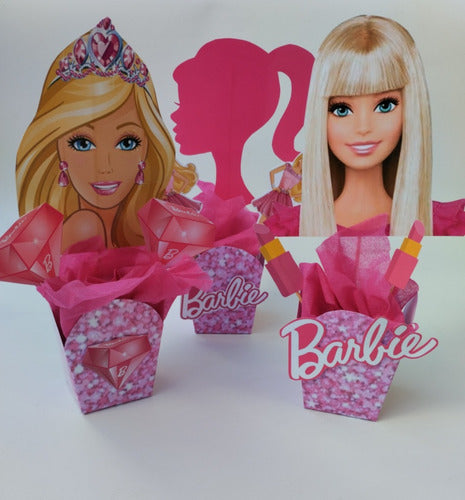 Barbie Centerpiece Birthday Party 0