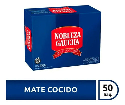 Nobleza Gaucha Mate Cocido Pack 10 Boxes of 50 Sachets Each 0