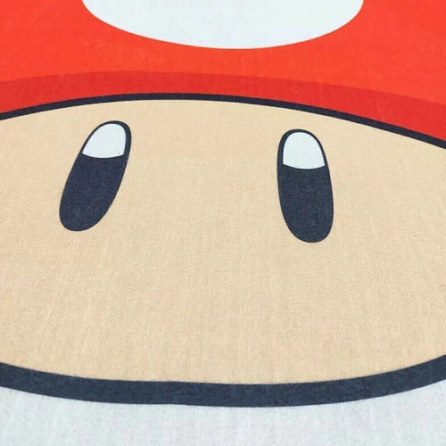 Decorative Rug | Mario Bros - Red Mushroom 1