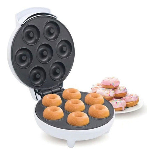 Máquina Donuts Mini Faz 7 Rosquinhas Confeitaria Opcional 7