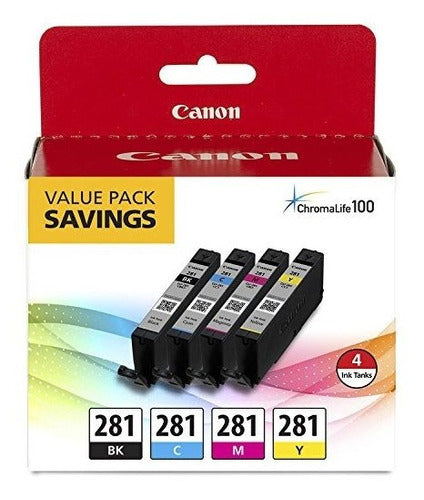 Canon CLI281 BKCmy 4Color Ink Tank Value Pack 1