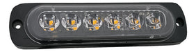 IAEL 6W Red 12-24V 6-LED Extra Flat LED Beacon Flash and Fixed Light 0