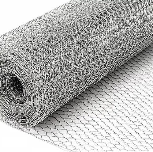 Tejido Malla Hexagonal Gallinero Galvanizad 1/2'' 0,8m X 25m 0