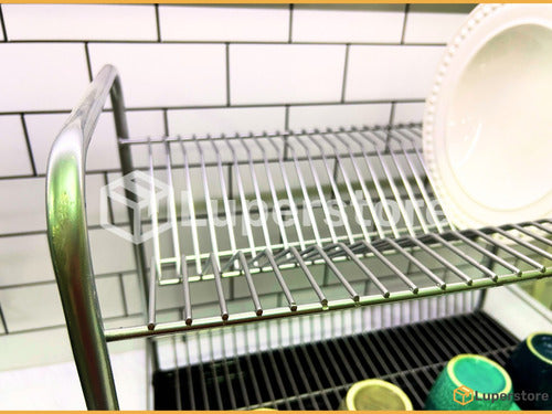 Luperstore Giant 30-Plate Dish Drainer 3