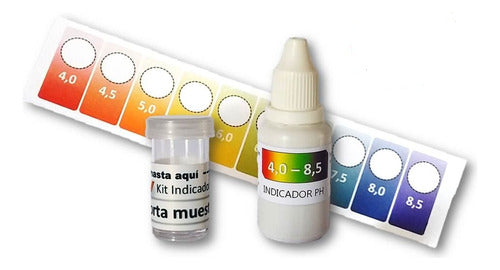 Kit Medir Ph Especial Hidroponia Rango 4.0-8.5 - Salttech 0