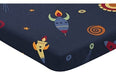 Sweet Jojo Designs Blue Navy Baby Fitted Mini Portable Crib 2