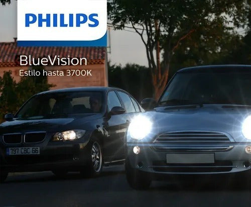 Lampara Philips 12342 Blue Vision Luces H4 Bombillas 3