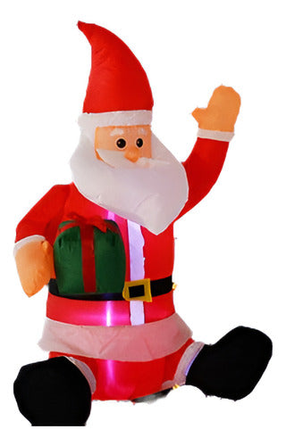 Airblown Inflatable Christmas Santa Claus Gift - 4ft 0