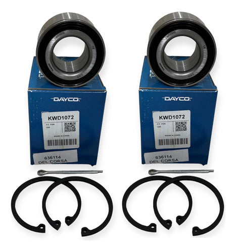 Dayco Kit 2 Front Wheel Bearings for Chevrolet Corsa - Classic 0