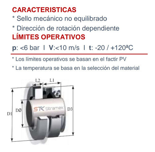 Mechanical Seal for Water Pump with 25mm Shaft 1