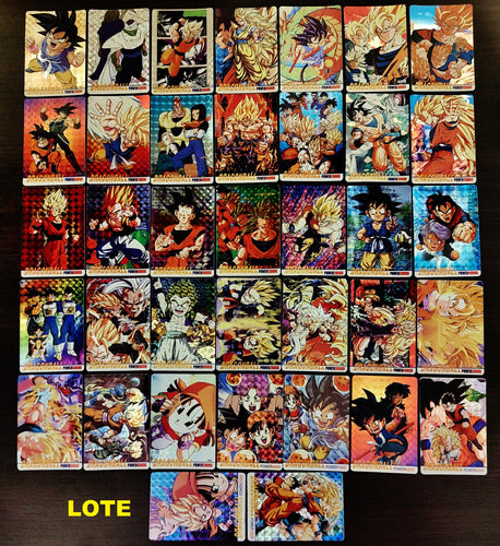 Lote Trading Cards Dragon Ball Z Holograficas 90s 0