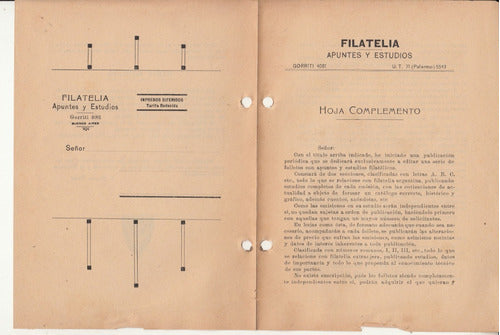 1935 Apuntes Y Estudios Filatelia De Leopoldo Tenorio Casal 7