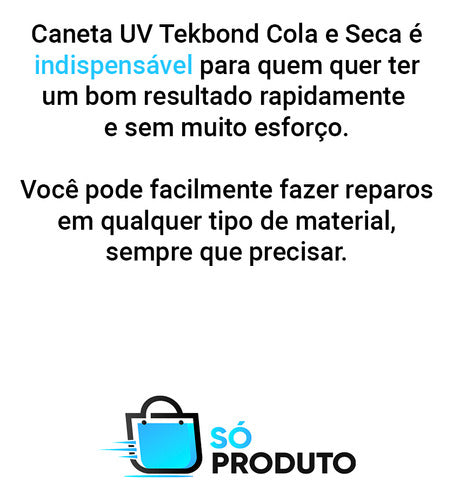 Cola Uv Tek Bond - Caneta 4g - Celular Artesanato Modelismo 1