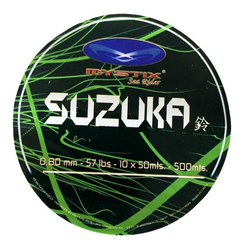500m Mystix Wound Nylon Eco Suzuka Fishing Line - 0.80mm 1