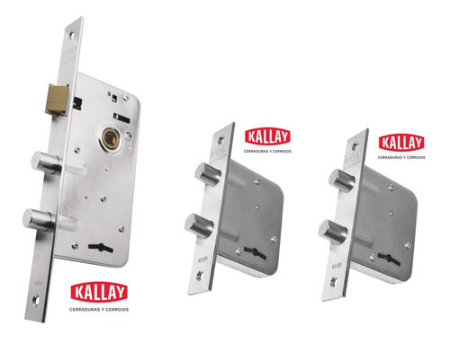 Kallay 4000 Security Lock with 2 Kallay 4010 Bolts - Combo Set 1