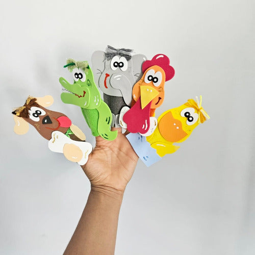 Din Don Animal Finger Puppets - Pack of 10 Units Set 2 4