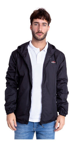 Men's Waterproof Windbreaker Jacket with Hood - Style 726 0