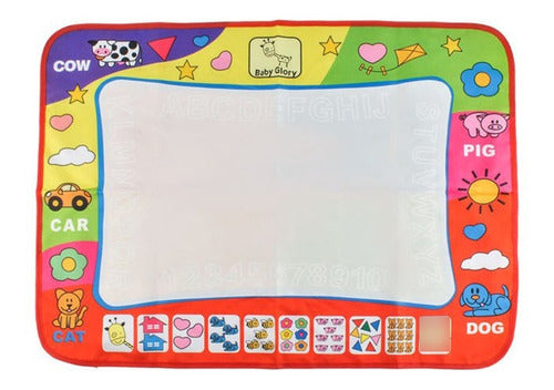 Pizarra Pizarron Flexible De Tela Lavable Para Niños 80x60 0