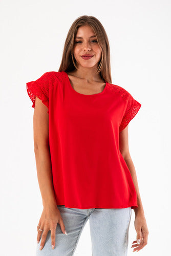 ARmoda Blusa De Broderi Sprint 0