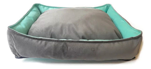 Huella Reversible Dog Basket Bed Size 3 59x55cm 5