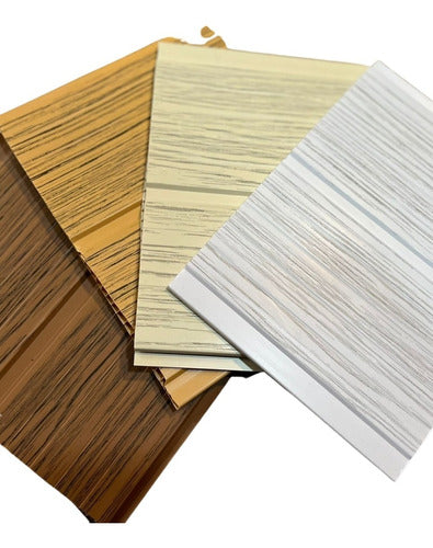 Oferta Color Cedro Terracota   Cielo Raso Tablas Pvc  2m 0