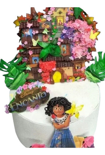 Encanto Maribel Con Madrigal Semiplano Y Detalles 3d Torta 0