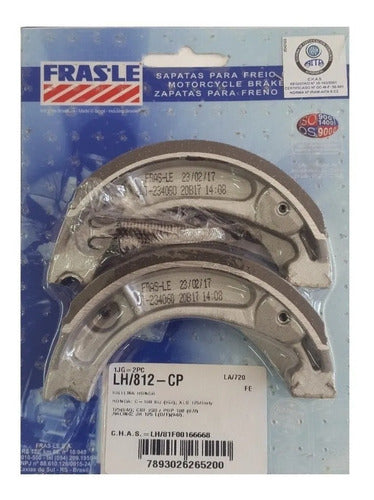 Fras-le Brake Shoes for Motos 110 Smash ZB Wave Futura FAS 1