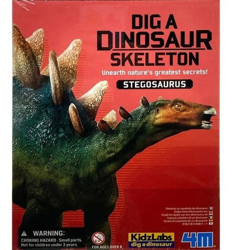 4M Dinosaur Excavation Kit - Find Stegosaurus Skeleton 1