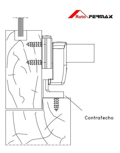 Fecho Alavanca Para Maxim Ar Grande Fma49 Branco 6