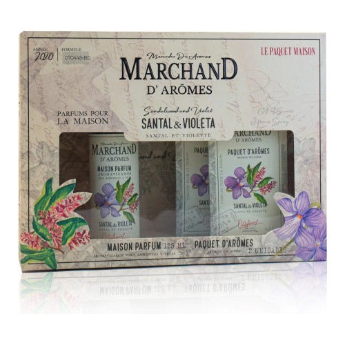 Marchand D' Aromes Santal & Violeta Set 1