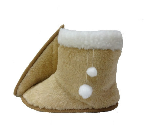 Warm Sheepskin High-Top Slippers from Size 33/34 to 41/42 1