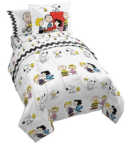 Peanuts Classic Pals Juego De Cama Completo De 7 Piezas - In 0