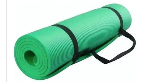 Pilates Ball with Yoga Mat & Manual Inflator 3