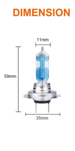 Lamparas H7 12v 55w Osram Nigh Breaker 150% + Luz Cálida 2