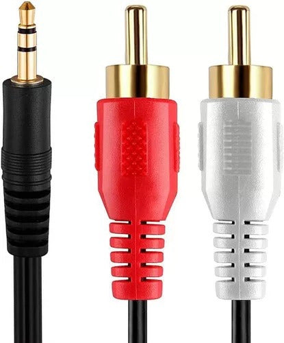 Generic RCA Miniplug Audio Auxiliary Male 3.5 mm 1.5 M 0