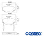 Cobreq Brake Pads for Peugeot 205 1.9 /86 Front 2