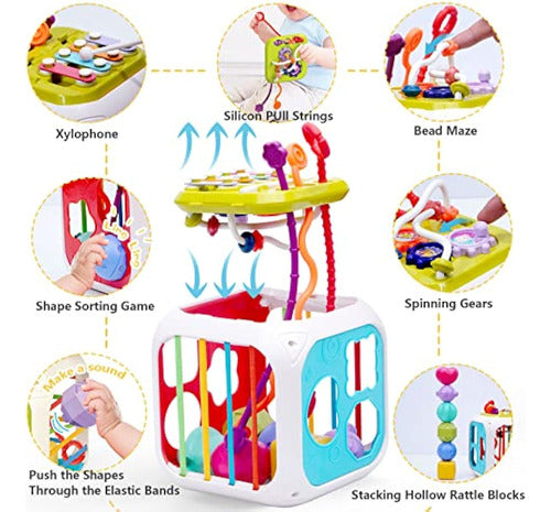 Juguetes Montessori Sensoriales 7 En 1 Para Bebés 1