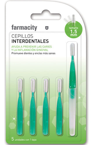 Farmacity Interdental Brush 1.5 Mm - Pack of 5 0