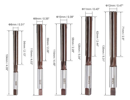 uxcell Steel Alloy Tools for Milling 3 to 12 Mm 2