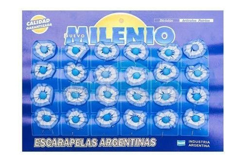 Milenio Escarapela Red with Button x24 Unid. Nº125 / 2025 0