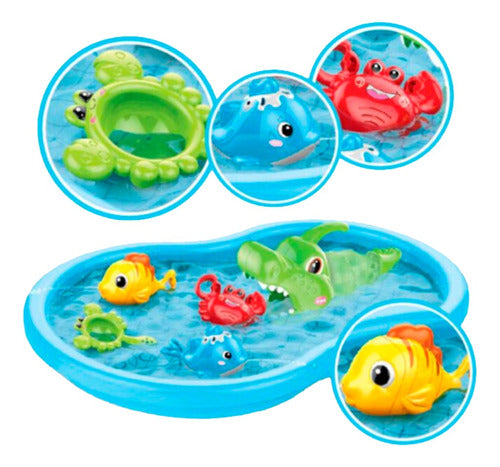 Zippy Toys Baby Bath Toys Set of 5 Aquatic Figurines 0