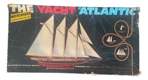 The Yacht Atlantic (veleiro) Esc. 1/48. Itc C/ Motor - Raro 0