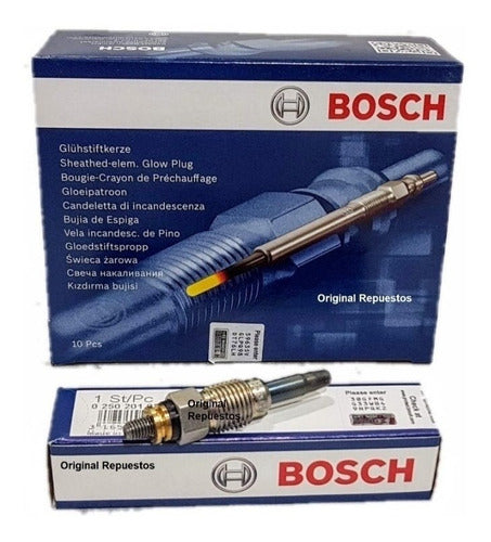 Bosch Glow Plug Kit 4 for VW Golf 1.9 GTD 1