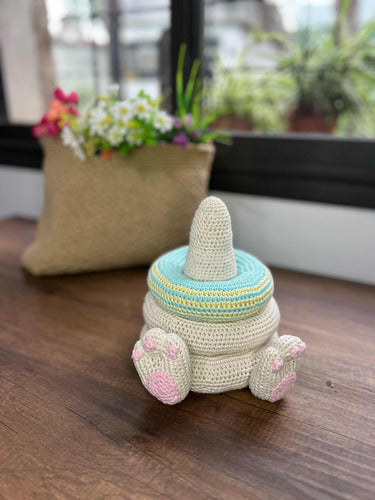 Handmade Amigurumi Stackable Rabbit 4